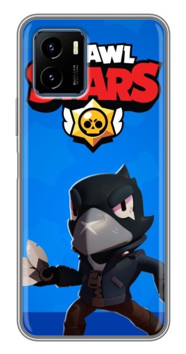Чехол с печатью "Боевой Crow" для Vivo Y15s
