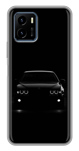 Силиконовый чехол с изображением "Черный бумер" для Vivo Y15s