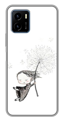 Чехол с принтом "Девочка с одуванчиком" для Vivo Y15s