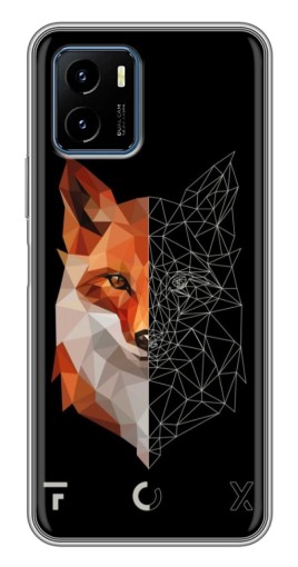 Силиконовый чехол с изображением "Fox" для Vivo Y15s