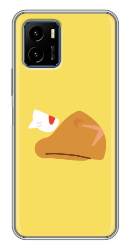 Чехол с картинкой "Gold Crow" для Vivo Y15s
