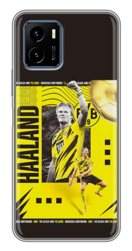 Чехол с принтом "Golden Haaland" для Vivo Y15s
