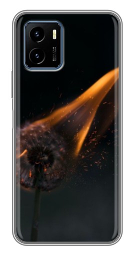 Чехол с принтом "Горящий одуванчик" для Vivo Y15s