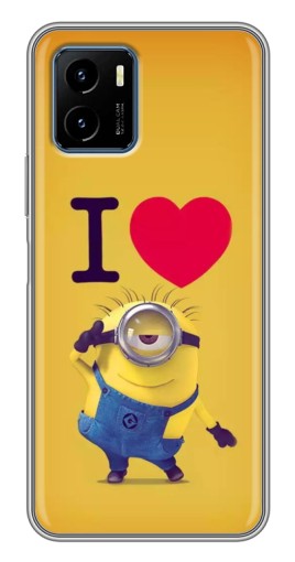 Чехол с картинкой "I Love Minion" для Vivo Y15s