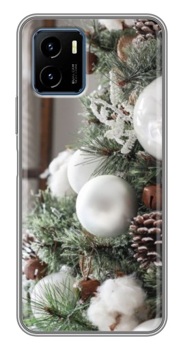 Чехол с принтом "Игрушки на елке" для Vivo Y15s