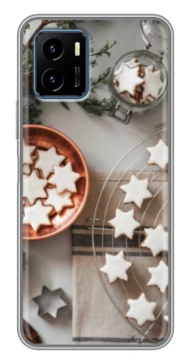 Силиконовый чехол с изображением "Имбирные звездочки" для Vivo Y15s