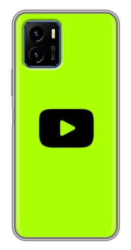 Чехол с картинкой "Кнопка Ютуба" для Vivo Y15s