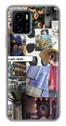 Силиконовый чехол с изображением "Коллаж Джуди" для Vivo Y15s