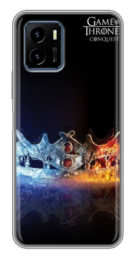 Чехол с принтом "Корона" для Vivo Y15s