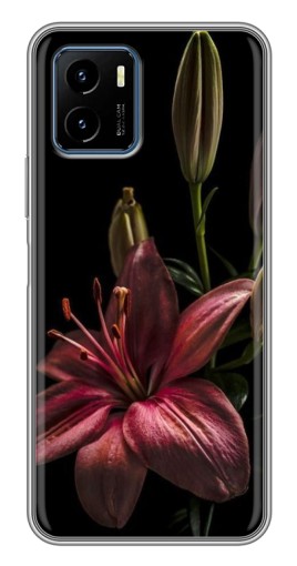 Чехол с принтом "Красная лилия " для Vivo Y15s