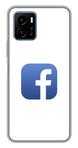 Чехол с печатью "Лого Фейсбук" для Vivo Y15s
