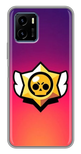 Чехол с принтом "Логотип Brawl Stars" для Vivo Y15s