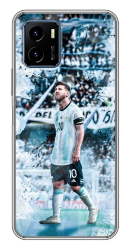 Чехол с картинкой "Месси в Аргентине" для Vivo Y15s