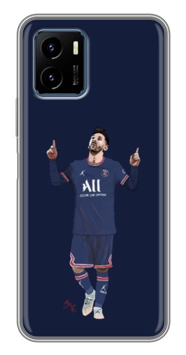 Чехол с картинкой "Месси в ПСЖ" для Vivo Y15s