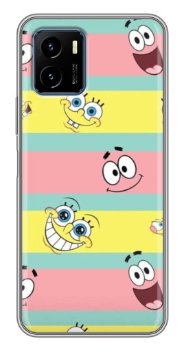 Чехол с картинкой "Мордашки" для Vivo Y15s