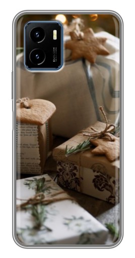 Силиконовый чехол с изображением "Нежные подарки" для Vivo Y15s