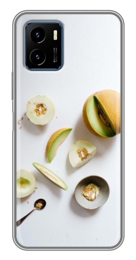 Силиконовый чехол с изображением "Обед из дынь" для Vivo Y15s