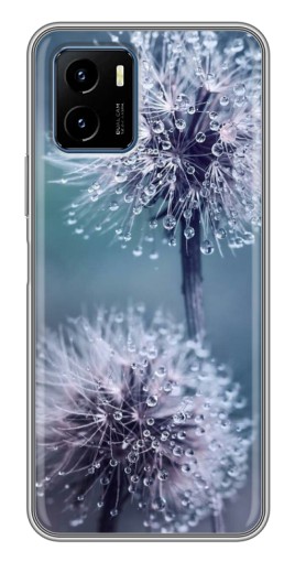 Чехол с картинкой "Одуванчик с капельками" для Vivo Y15s
