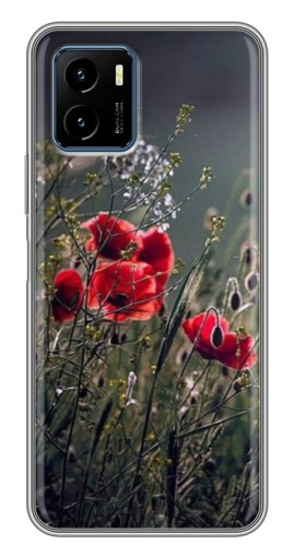 Чехол с печатью "Поле цветов" для Vivo Y15s