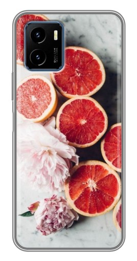 Чехол с печатью "Половинки грейпфрутов" для Vivo Y15s
