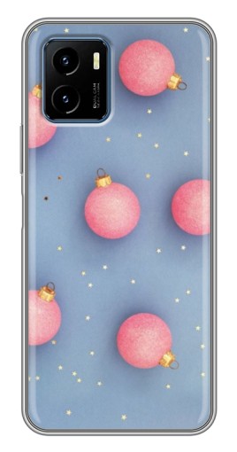 Чехол с принтом "Розовые шары" для Vivo Y15s