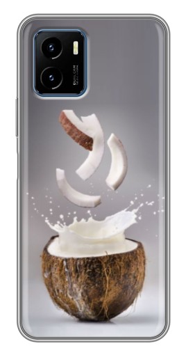 Чехол с картинкой "Стакан кокоса" для Vivo Y15s