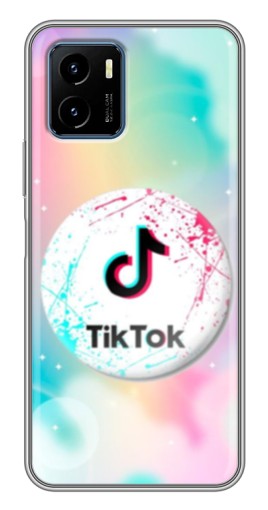 Силиконовый чехол с изображением "TikTok принт" для Vivo Y15s