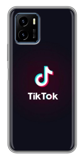 Чехол с принтом "TikTok темный" для Vivo Y15s