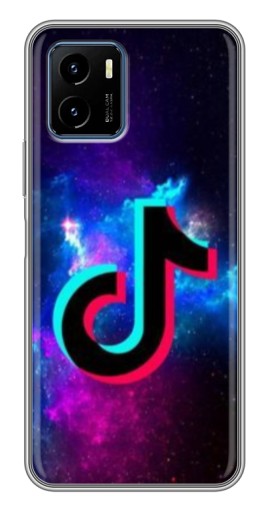 Чехол с картинкой "ТикТок в космосе" для Vivo Y15s