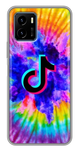 Силиконовый чехол с изображением "TikTok в красках" для Vivo Y15s