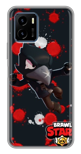 Силиконовый чехол с изображением "Ворон Бравл Старс" для Vivo Y15s