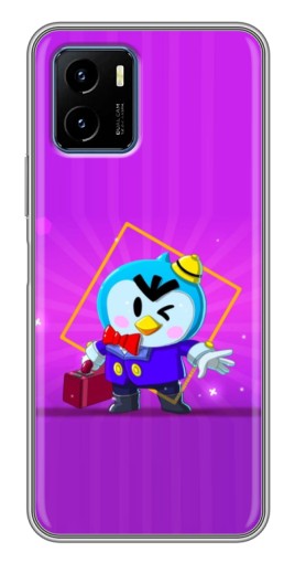 Чехол с принтом "Яркий пингвин" для Vivo Y15s