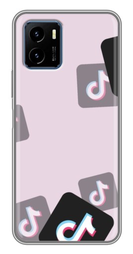 Чехол с печатью "Значки ТикоТока" для Vivo Y15s