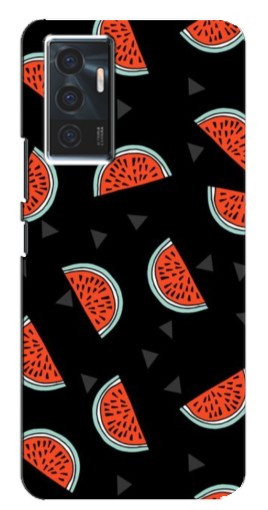 Чехол с принтом "Арбузы на черном" для Vivo V23e