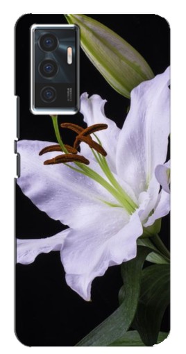 Чехол с печатью "Большая лилия" для Vivo V23e