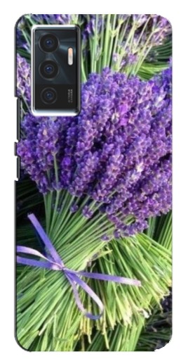 Силиконовый чехол с изображением "Букет лаванды" для Vivo V23e