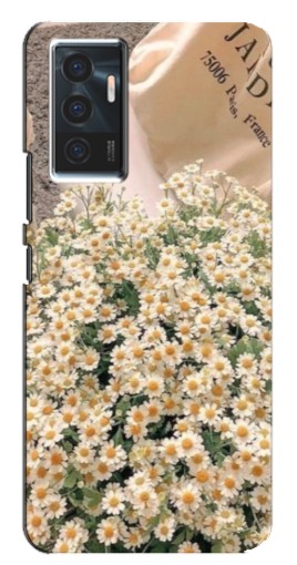 Чехол с печатью "Букет ромашек" для Vivo V23e