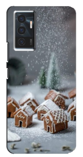 Чехол с картинкой "Домики из пряников" для Vivo V23e