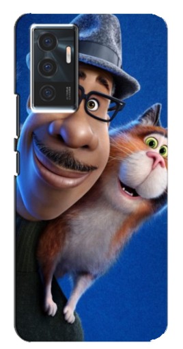 Чехол с принтом "Джо и кот" для Vivo V23e