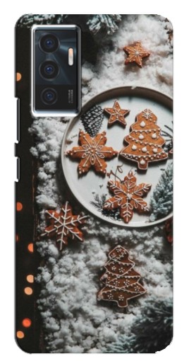 Чехол с печатью "Имбирные пряники" для Vivo V23e