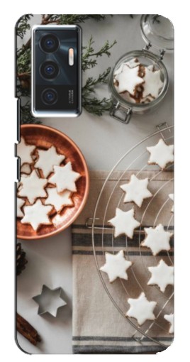 Чехол с принтом "Имбирные звездочки" для Vivo V23e