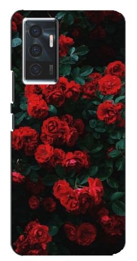 Чехол с картинкой "Красные розы" для Vivo V23e