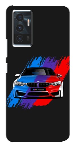 Чехол с принтом "Красочный BMW" для Vivo V23e