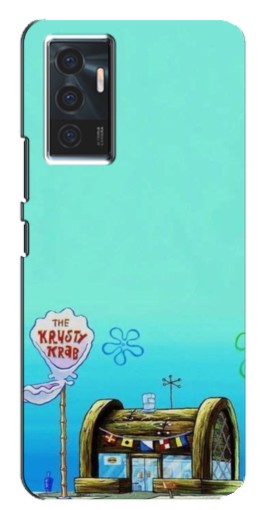 Силиконовый чехол с изображением "Krusty Krab" для Vivo V23e