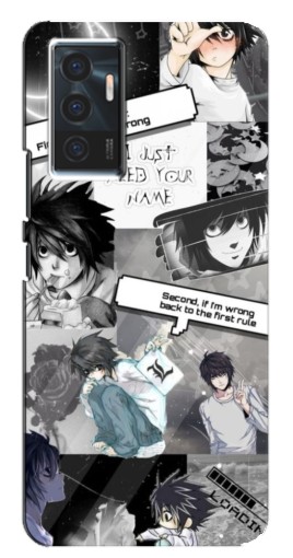 Силиконовый чехол с изображением "L - Death note" для Vivo V23e
