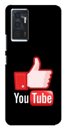 Чехол с печатью "Лайк YouTube" для Vivo V23e