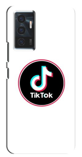 Чехол с принтом "Лого Тик Ток" для Vivo V23e