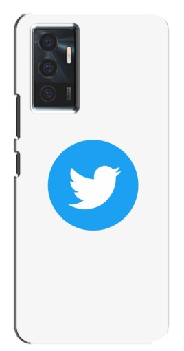 Чехол с картинкой "Лого Твиттера" для Vivo V23e