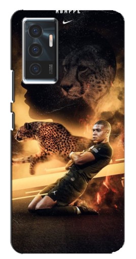 Чехол с картинкой "Мбаппе пантера" для Vivo V23e