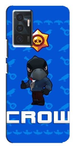 Чехол с картинкой "Медаль Crow" для Vivo V23e